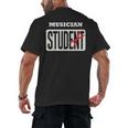 MUSICIAN Student Shirt Graduation MUSICIAN Stud Men's Back Print T-Shirt