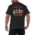 North Pole Readers Book Club Reading Book Christmas Men's Back Print T-Shirt North Pole Readers Book Club Reading Book Christmas Men's Back Print T-Shirt