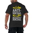 Not Anti Social Just Selectively Social Introvert Men's Back Print T-Shirt
