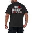 Not Friendly Do Not Approach Witty Introvert Tee Men's Back Print T-Shirt Not Friendly Do Not Approach Witty Introvert Tee Men's Back Print T-Shirt