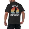 Not A Hugger Cactus Introvert Antisocial Men's Back Print T-Shirt