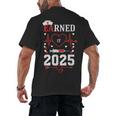 Nurse Earned It 2025 Nurse Graduation RN LPN Class Of 2025 Men's Back Print T-Shirt