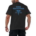 Nurse Practitioner Shirt NP Shirt For Graduation Men's Back Print T-Shirt