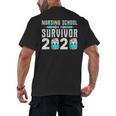 Nursing School Survivor Graduation Nurse RN 2020 Friend Men's Back Print T-Shirt