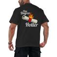 One Degree Hotter GraduationShirt For College Grads Men's Back Print T-Shirt