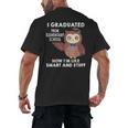 Owl Elementary Graduation Shirt-6th Grade Graduation Men's Back Print T-Shirt