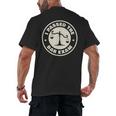 I Passed The Bar Exam For Law School Graduation Men's Back Print T-Shirt