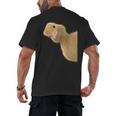 Peking Duck Peeking Chef Graduation Farm Duck Lover Men's Back Print T-Shirt