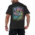 People Person Repellant Antisocial Introvert Men's Back Print T-Shirt