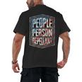 People Person Repellant Introvert Men's Back Print T-Shirt People Person Repellant Introvert Men's Back Print T-Shirt
