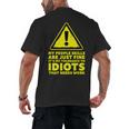 My People Skills Are Just Fine Sarcastic Introvert Men's Back Print T-Shirt My People Skills Are Just Fine Sarcastic Introvert Men's Back Print T-Shirt
