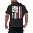 PhD Survivor Graduation American Flag Shirt Degree Tee Women Kids Men Men's Back Print T-Shirt