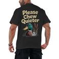 Please Chew Quieter Introvert Duck Lover Men's Back Print T-Shirt Please Chew Quieter Introvert Duck Lover Men's Back Print T-Shirt