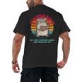 Please Send Me To Prison So I Can Focus On Books Men's Back Print T-Shirt