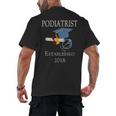 Podiatrist Established 2018 Med School Graduation Shirt Men's Back Print T-Shirt