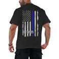 Police Graduation Est 2025 Back Print Police Academy Vintage Men's Back Print T-Shirt