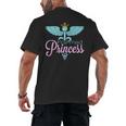 Pre-Med Women Pre Med Princess Graduation Men's Back Print T-Shirt