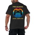 Pre-School Level Complete Graduation Video Gamer PreschoolMen's Back Print T-Shirt