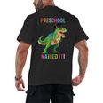 Preschool Graduation Class Of 2022 Graduate Dinosaur Kids Men's Back Print T-Shirt
