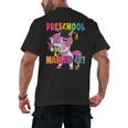 Preschool Nailed It Flossing Unicorn Graduation Shirt Men's Back Print T-Shirt