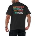 Pretend I Am Not Here That's What I'm Doing Introvert Men's Back Print T-Shirt Pretend I Am Not Here That's What I'm Doing Introvert Men's Back Print T-Shirt