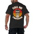 Professor Graduation For PhD Degree Doctor University Men's Back Print T-Shirt