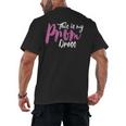 This Is My Prom Dress Shirt Senior Graduation Cute Tee Men's Back Print T-Shirt