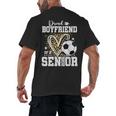Proud Boyfriend Of A 2026 Senior Soccer Graduation Leopard Men's Back Print T-Shirt
