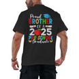 Proud Brother Of a 2025 Preschool Graduate Graduation Men's Back Print T-Shirt