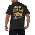 Proud Brother-In-Law Of A Class 2026 Senior Graduation 2026 Men's Back Print T-Shirt