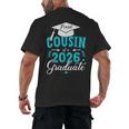 Proud Cousin Of a Class Of 2026 Graduate For Graduation Men's Back Print T-Shirt