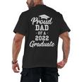 Proud Dad Of a 2022 Graduate Class Of 2022 Graduation Men's Back Print T-Shirt
