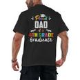Proud DAD Of A 4th Grade Graduate Graduation 2024 Senior 24 Men's Back Print T-Shirt