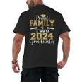 Proud Family Of Two 2024 Graduate Class 2024 Graduation Men's Back Print T-Shirt
