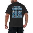 Proud Godson Of a 2021 Graduate School Graduation Family Men's Back Print T-Shirt