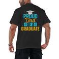 Proud Graduation Dad Father Of Graduates Men's Back Print T-Shirt