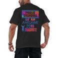 Proud Grandma Of A 2019 Graduate Senior Class Graduation Men's Back Print T-Shirt