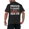 Proud Grandma Of a Football Senior 2026 Graduation Men's Back Print T-Shirt
