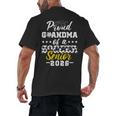Proud Grandma Of a Soccer Senior 2026 Graduation Gifts Men's Back Print T-Shirt