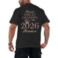 Proud Great Grandpa Of A 2026 Senior Graduate Graduation Men's Back Print T-Shirt