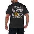 Proud Lil Cousin Of A Class Of 2025 Senior Graduation 2025 Men's Back Print T-Shirt