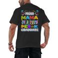 Proud MAMA Of a 2025 PRE-K Graduate -Graduation Men's Back Print T-Shirt