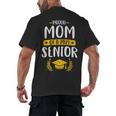 Proud Mom Of A 2021 Senior Shirt Class Graduation 2021 Mommy Men's Back Print T-Shirt