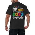 Proud Mom Of A 2023 Graduate Senior 2023 Graduation 23 Men's Back Print T-Shirt