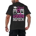 Proud Mom Of A 2024 Senior Graduation Men's Back Print T-Shirt Proud Mom Of A 2024 Senior Graduation Men's Back Print T-Shirt