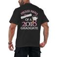 Proud Nana Of a 2018 Graduate Grandmother Graduation Men's Back Print T-Shirt