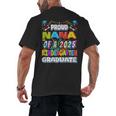 Proud NANA Of a 2025 Kindergarten Graduate Graduation Men's Back Print T-Shirt