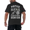 Proud Nana Of a Soccer Senior Class Of 2026 Graduation Men's Back Print T-Shirt