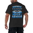 Proud Parent Of a 2018 Senior Graduation Men's Back Print T-Shirt