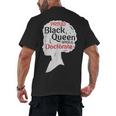 Proud Queen Shirt PhD Graduation Afro Doctorate Men's Back Print T-Shirt